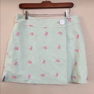 Lilly Pulitzer naughty monkey pint stripe skirt 4